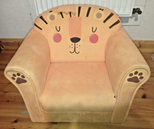 Orangefarbener Löwe  tiger essel Mini-Sofa für Kleinkinder Jungen Mädchen fest