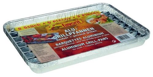 Favorit alu grillpfanne eckig - favorit, alu-grillpfanne