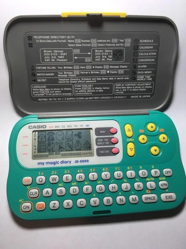 Casio casioclub magic diary - magic,