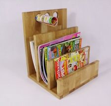 Magazinständer Zeitungsablage Zeitschriftenhalter Eiche geölt Handarbeit Holz