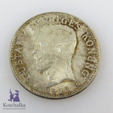 Schweden, 2 Kronen, Gustaf V Sveriges Kronung 1928 G (10996EB)