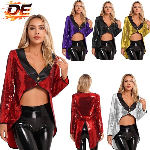 Damen pailletten zirkus - damen,
