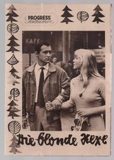 1957 DDR Progress Film Vertrieb Programm 13/57 Die blonde Hexe *FP187