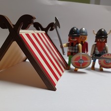 PLAYMOBIL Wikinger Krieger Figuren Lager Zelt Sammlung