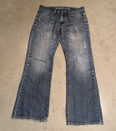 Men distressed bootcut jeans - bootcut,