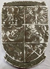 Ostfriesland Wappen Gips mit Aufhänger Wanddeko - ca. 28 x 20 cm