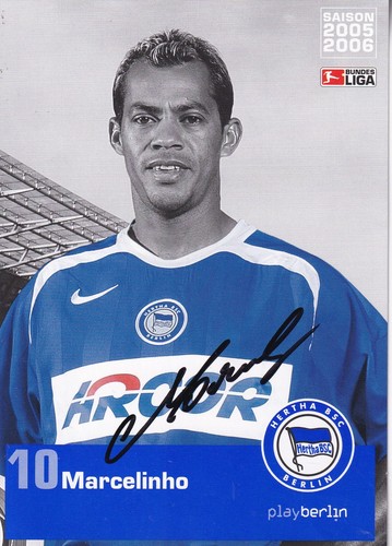 Autogramm marcelinho hertha - -,