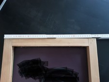 Siebdruck Set 8 STÜCK Sieb gebraucht auf Holzrahmen 40x49cm mit Altbeschichtung