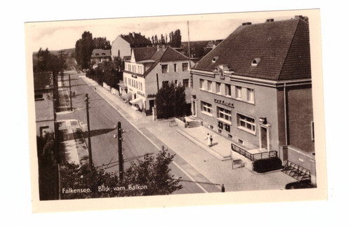 Falkensee blick vom balkon - ak,