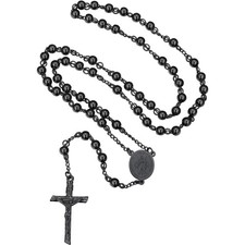 Rosenkranz Halskette mit Kreuz