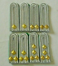 1 Satz Schulterstücke Unterleutnant - Hauptmann Grenztruppen der DDR !