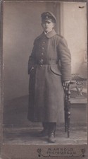 Cdv foto deutscher soldat - soldat, im
