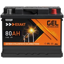 Gel batterie 80ah 12v - gel,