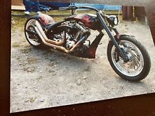 Farbfoto Motorrad Custom Bike