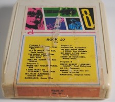 Rock 27 / Joplin Widerrist Mccartney Usw / B 8-track 8 Kassette Patrone