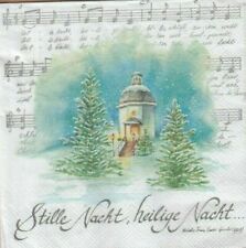 3 Servietten ~ Stille Nacht Heilige Nacht Musik Weihnachtslied Noten Christmas