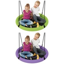 Nestschaukel Ø98 cm Verstellbar Kinderschaukel bis 100 kg für 3-8 Jahre