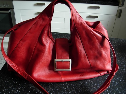 Rote ledertasche voi - ledertasche,