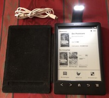 Sony PRS-T3 Ebook Reader schwarz mit Sony-Lichtleiste
