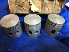 original Auto Union 3 Stück Kolben 67,94 mm DKW F11, F12 neu, NOS