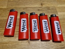 5 x Feuerzeuge WEST BIC Maxi