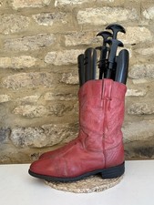 Justin Cowboystiefel rot