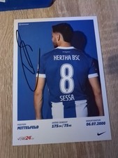 Orginales Autogramm. Hertha