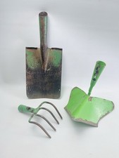 Konvolut Gartenwerkzeug Spaten Hacke und Pflug zur Kartoffel Ernte 3 Teile