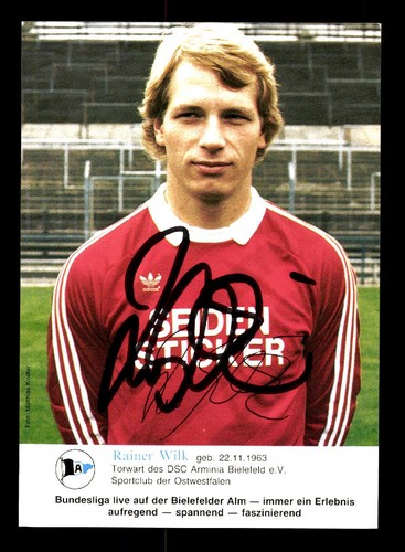 Rainer wilk autogrammkarte - wilk,