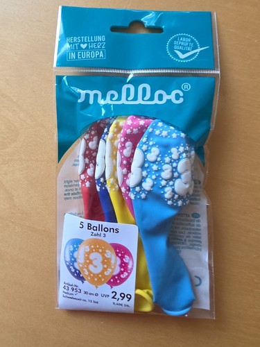Melloc luftballons bunt - luftballons,, 5