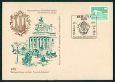 DDR SONDERKARTE 1985 SCHAUSPIELHAUS BERLIN SCHINKEL ARCHITEKT HARFE hi81