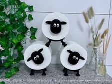 Toilettenpapierhalter Schaf | Badezimmer Deko | Klopapierhalter WC Aufbewahrung