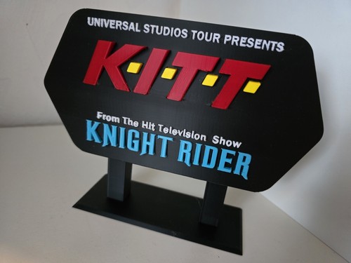 Knight rider kitt deko - deko, schild