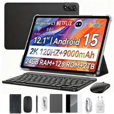 Blackview MEGA 2 Android 15 Tablet 12 Zoll 4G LTE+5G WiFi 24GB+128GB Widevine L1