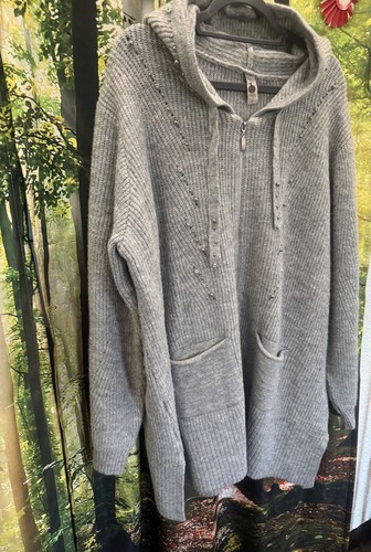 Strickjacke grau 58 - grau, 56-58