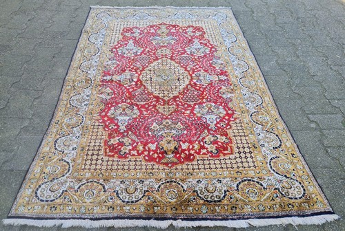 Ghom seide teppich 164x104cm - ghom,