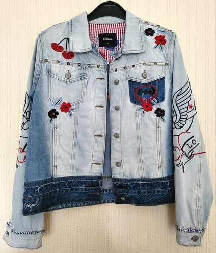 Desigual jeansjacke aufwendig - desigual,