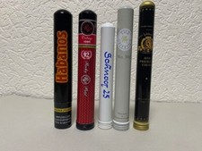 5 leere Zigarrenröhre -