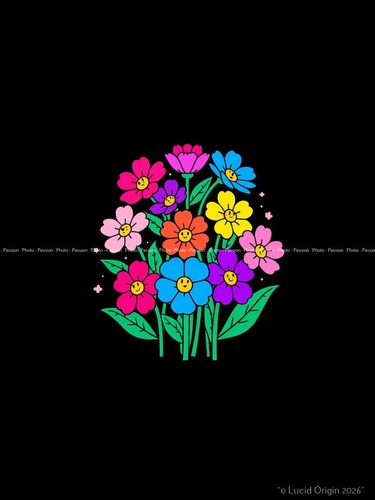 Foto blumen künstlerisch - a4,