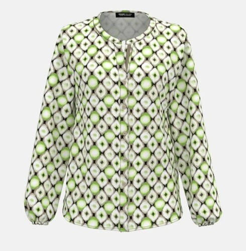 Frank walder bluse retro - bluse,