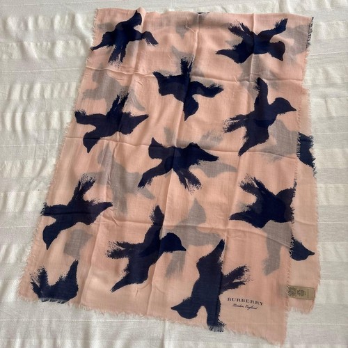 Burberry vogelmuster stola - burberry,