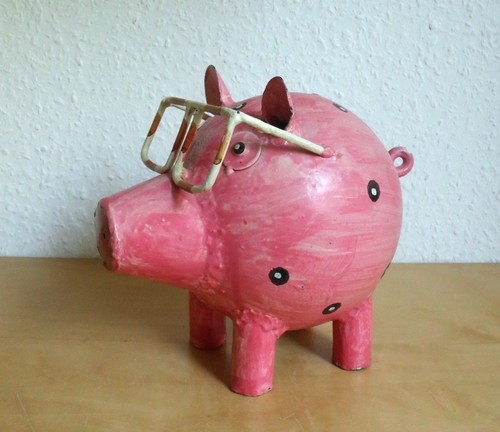 Metall spardose schwein - metall,