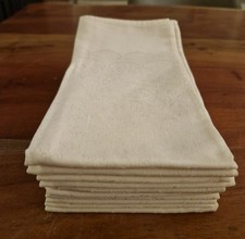 10 x Damast Stoff Serviette