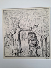 ALFRED KUBIN - Strichätzung v.1923 "Disput" !!