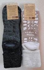  ABS Stoppersocken Thermo Vollplüsch Bettsocke Gr. 35/38 - 43/46 Wolle Alpaka 