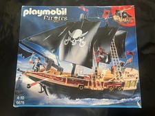 Playmobil 6678 Großes Piratenschiff Kampfschiff Piraten Totenkopf vollständig