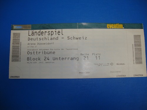 2007 ticket deutschland - ticket,