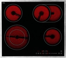 HANSEATIC Glaskeramik Kochfeld MC-HF662B Touch Control Timer SCHOTT B-Ware