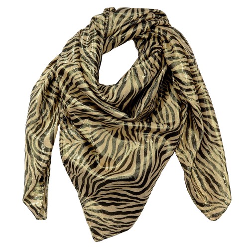 Baumwolltuch zebra beige - baumwolltuch,