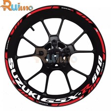 Motorrad Reflektierende Felgenrandaufkleber Aufklebe Für Suzuki GSX-R600 GSXR600